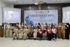 BBPOM Banjarbaru Tuntaskan Vaksinasi HPV Tiga Dosis untuk Cegah Kanker Serviks