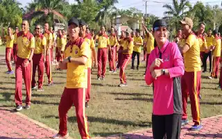 Polres Barito Selatan Gelar Jalan Sehat dan Lomba Internal Sambut HUT Bhayangkara ke-80