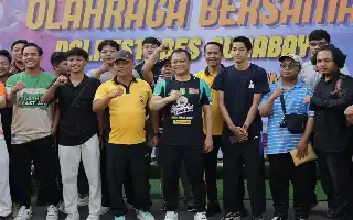 Pererat Sinergi, Polrestabes Surabaya Gelar Olahraga Bersama dalam Perayaan Hari Bhayangkara ke-80