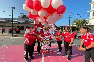 Sambut Hari Kemerdekaan, Lapas Bandar Lampung Gelar Pekan Olahraga Warga Binaan dan Petugas
