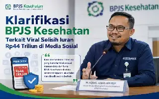 Penjelasan Resmi BPJS Kesehatan Terkait Viral Tudingan Selisih Iuran Rp44 Triliun di Media Sosial