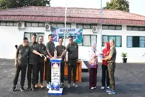 Perkuat Sinergi Prajurit, Pangdam II/Sriwijaya dan Danrem 044/Gapo Gelar Olahraga Bersama di Palembang