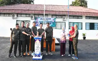 Perkuat Sinergi Prajurit, Pangdam II/Sriwijaya dan Danrem 044/Gapo Gelar Olahraga Bersama di Palembang