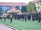 Perkuat Soliditas dan Kebugaran Fisik, Danrem 044/Gapo Olahraga Bersama Pangdam II/Sriwijaya