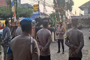 Jelang Pesta Rakyat HUT RI ke-81, Polsek Cipatat Siagakan Personel demi Keamanan Wilayah