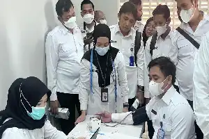 BNN Gelar Skrining Kesehatan Personel demi Antisipasi Risiko Penyakit Jantung Koroner
