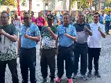 Perkuat Sinergi Aparat Penegak Hukum, Lapas Kelas I Madiun Ikuti Olahraga Bersama Forkopimda
