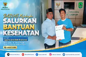 Wujud Kepedulian Sosial, BAZNAS Majalengka Salurkan Bantuan Medis untuk Warga Panyingkiran