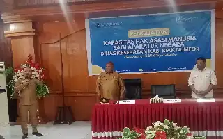Pemkab Biak Numfor Perkuat Komitmen Pelayanan Kesehatan Berbasis HAM