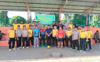 Perkuat Sinergitas, PT ANTAM UBP Nikel Kolaka Gelar Olahraga Bersama Aparat Keamanan