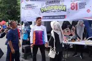 Mudahkan Warga, Imigrasi Banda Aceh Hadirkan Layanan Pasporia di Area Car Free Day