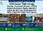 Atasi Mahalnya Pakan Ikan, UNU Lampung Hilirisasi Teknologi Solar Tunnel Dryer di Lampung Tengah