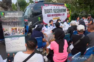 Sambut HUT ke-80 Bhayangkara, Polda Bali Gelar Pemeriksaan Kesehatan Gratis untuk Warga Denpasar