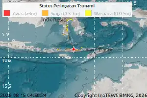 Gempa Magnitudo 7,7 Guncang Nagekeo NTT, BMKG Deteksi Tsunami di Sejumlah Wilayah