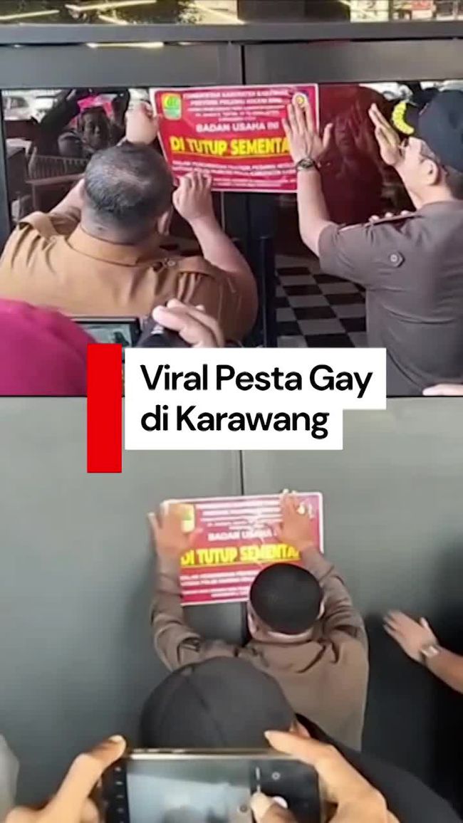 Satpol PP Karawang Segel Sementara Tempat Hiburan Malam usai Temukan Sejumlah Pelanggaran