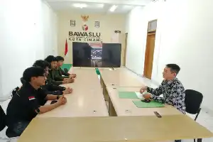 Perkuat Pengawasan Pemilu Berbasis Digital, Bawaslu Kota Cimahi Terima Mahasiswa Magang IT Unjani