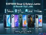 Rekomendasi Ponsel Rp1 Jutaan dengan Baterai Jumbo dan RAM Lapang Tahun 2026