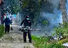 Respons Cepat Temuan Kasus DBD, Polsek Rantau Kopar dan Puskesmas Rohil Gencarkan Fogging