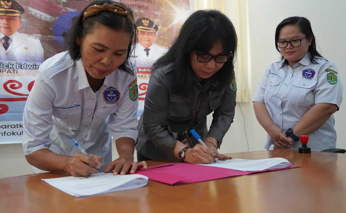Dorong Kompetensi Digital, Diskominfo Kutai Barat Gandeng SMKN 1 Linggang Bigung