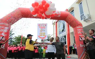 Sambut HUT Bhayangkara ke-80, Polres Serdang Bedagai Gelar Olahraga Bersama Diikuti Seribu Warga