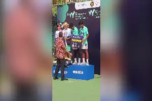 Cetak Sejarah Baru, Petenis Muda Kalimantan Selatan Muhammad Alfaradu Sumirat Juara di ITF J30 Jakarta
