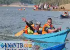 Geliat Wisata Olahraga di Bima, Lomba Dayung Dam Diwu Moro Dongkrak Ekonomi Warga