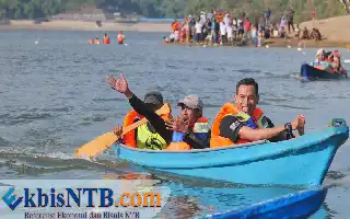 Geliat Wisata Olahraga di Bima, Lomba Dayung Dam Diwu Moro Dongkrak Ekonomi Warga