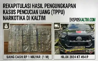 Polda Kaltim Bongkar Pencucian Uang Bandar Narkoba Paser, Sita Kebun Sawit hingga Mobil Mewah