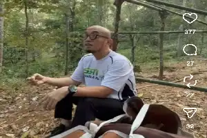 Kunjungi Banten, Wamenhaj Dahnil Anzar Nikmati Olahraga di Tahura Pandeglang dan Jajal Kuliner Lokal