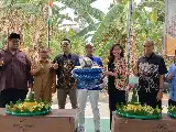 Tingkatkan Fasilitas Olahraga Warga, PT UIC Bangun Lapangan Voli untuk Tiga RW di Gerem