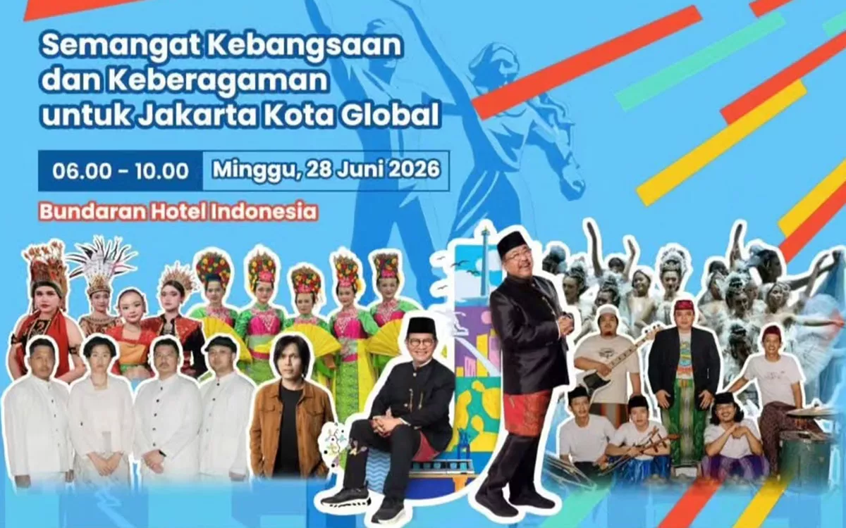 Jakarta Penuh Warna 2026: Hiburan Gratis di Bundaran HI Sambut HUT ke-499 Ibu Kota