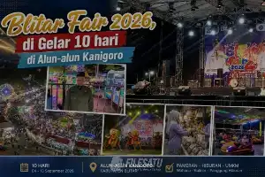 Blitar Fair 2026 Hadir di Alun-Alun Kanigoro, Wadah Penggerak Ekonomi UMKM dan Pedagang Lokal