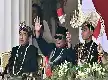 Keakraban Prabowo, Jokowi, dan Gibran Saat Saksikan Panggung Hiburan HUT Ke-81 RI di Istana