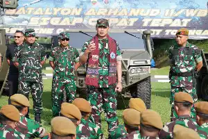 Pangdam I/Bukit Barisan Instruksikan Prajurit Arhanud Kuasai Teknologi Perang Modern