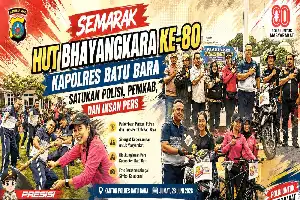Polres dan Pemkab Batu Bara Bersinergi Gelar Lomba Ketangkasan Sambut HUT Bhayangkara ke-80