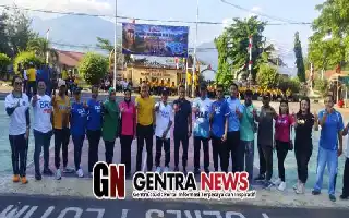 Peringati Hari Bhayangkara ke-80, TNI-Polri dan Masyarakat Flores Timur Gelar Olahraga Bersama dan Jalan Sehat