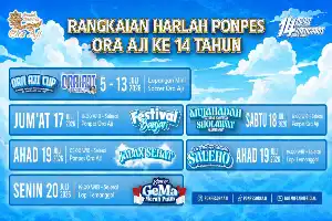 Merayakan 14 Tahun Pengabdian, Ponpes Ora Aji Gelar Festival Budaya hingga Konser Musik