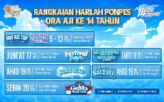 Merayakan 14 Tahun Pengabdian, Ponpes Ora Aji Gelar Festival Budaya hingga Konser Musik