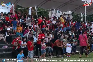 Rayakan HUT Ke-81 RI, Kota Gunungsitoli Gelar Atraksi Budaya Maena Massal dan Pentas Seni