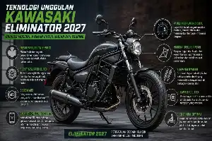 Sentuhan Modern Cruiser Klasik: Kawasaki Eliminator 2027 Boyong Teknologi Assist & Slipper Clutch hingga ABS