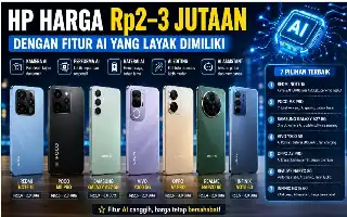Tren Ponsel Ramah Kantong 2026: Teknologi AI Kini Hadir di Kelas Menengah Rp2 Jutaan