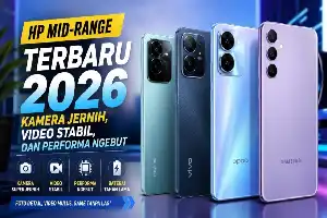 Persaingan Sengit HP Kelas Menengah 2026: Andalkan Kamera Stabil dan Performa Setara Flagship