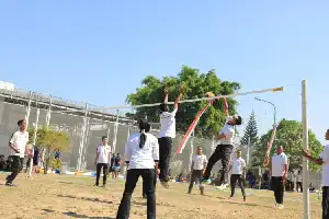 Pererat Kinerja dan Soliditas, Lapas Pemuda Madiun Gelar Olahraga serta Hiburan Bersama