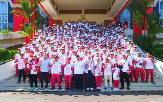 Wali Kota Lis Lepas 179 Atlet Tanjungpinang ke POPDA Kepri 2026 di Karimun