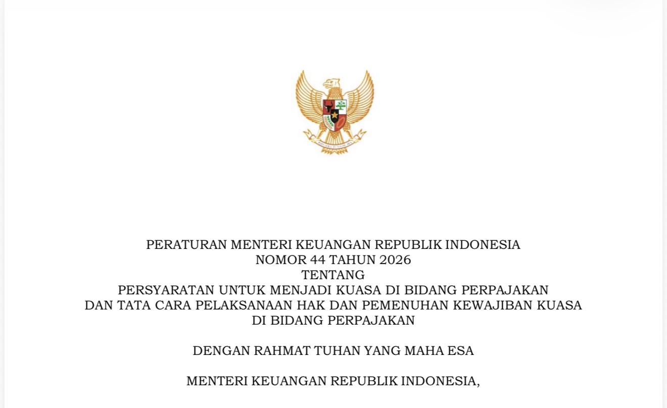 Pemerintah Perbarui Regulasi Kuasa Pajak demi Integritas dan Digitalisasi Layanan
