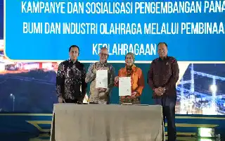 Kemenpora dan Kementerian ESDM Jalin Sinergi Hijau Lewat Jalur Sepak Bola