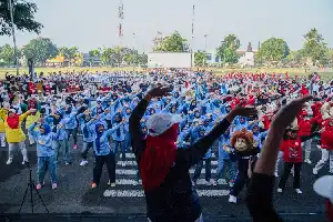 Kemenpora Inisiasi Gerakan Masyarakat Aktif dan Bugar Perdana di Wonosobo