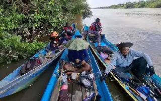 Memancing Jadi Pilihan Rekreasi Akhir Pekan Warga Kotawaringin Timur