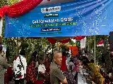 Dekatkan Semarak Kemerdekaan, Pemerintah Gelar Bakti Sosial di 40 Titik Permukiman Padat Jakarta