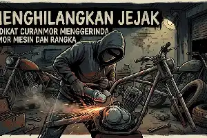 Polda Banten Bongkar Sindikat Curanmor, Belasan Motor Hasil Kejahatan Disita